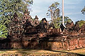 Banteay Srei temple - the 2nd enclosure from the moat